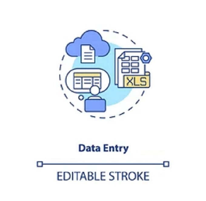 perform data entry projects
