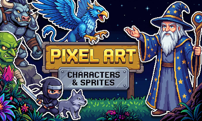 create custom pixelart for your game or project