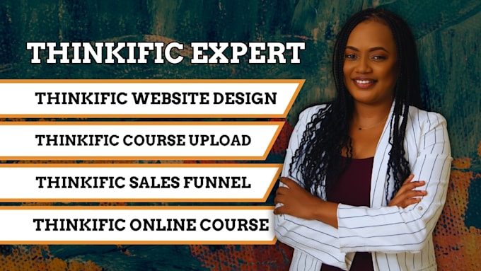 build thinkific website, thinkific expert, thinkific course, thinkific setup