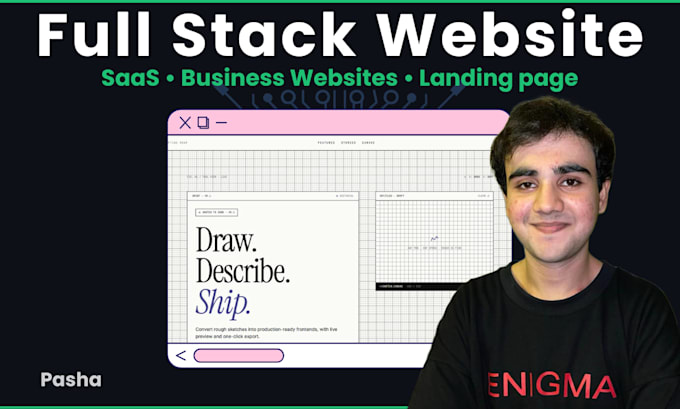 build full stack website saas mvp with nextjs, nodejs and mongodb