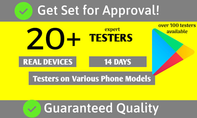 Google Testing Devices Provide 12 testers or 20 testers for google play mobile app closed ...