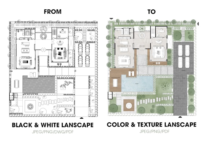 create realistic and vibrant floor plan renderings for you