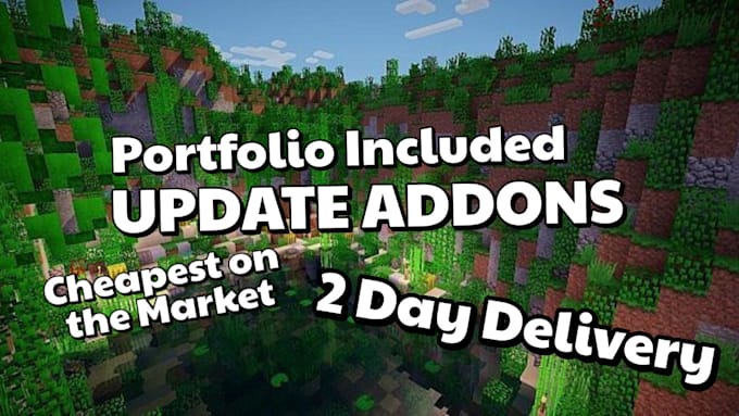 update your minecraft addon