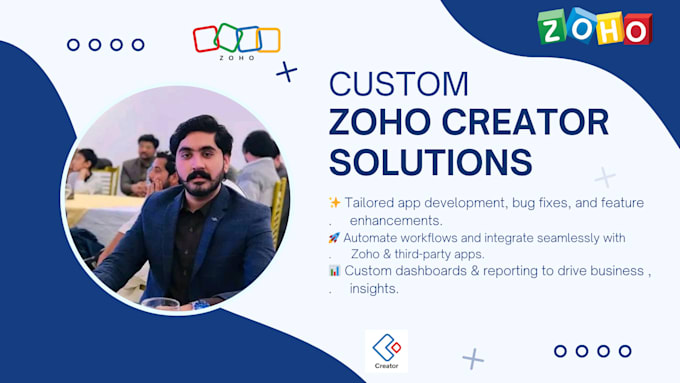 create and modify apps in zoho creator