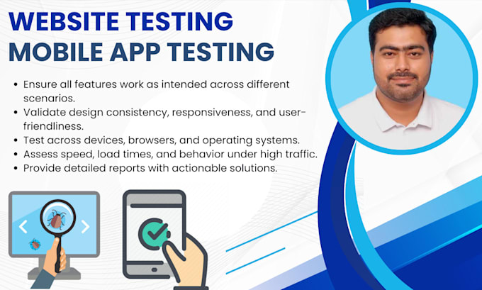 be your full stack QA engineer for web and mobile testing