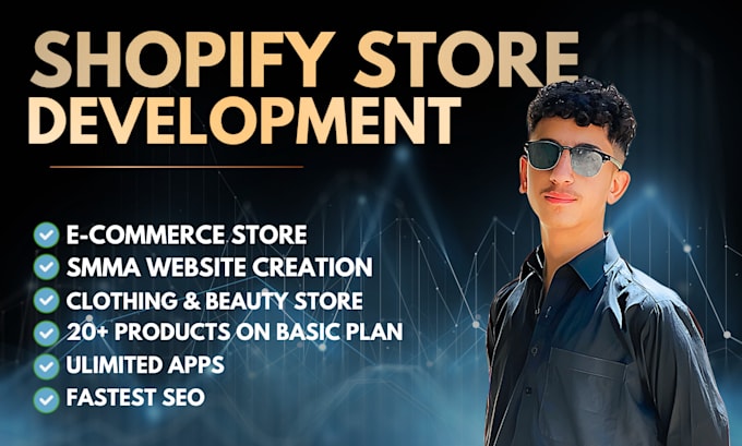 create unique and affordable shopify website or store