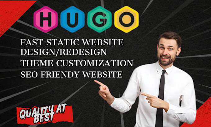build migrate hugo website design redesign professional hugo static website