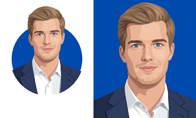 draw portrait avatar cartoon from photo in 24h