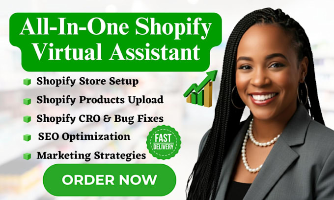 be your shopify store manager and marketing expert for dropshipping success