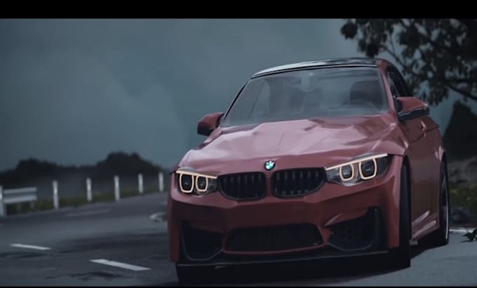 create realistic 3d car animation, 3d car and car rendering