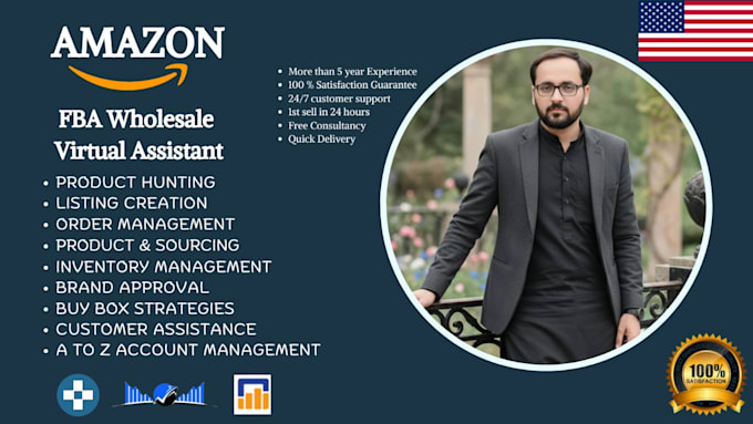 be your  amazon fba wholesale virtual assistant