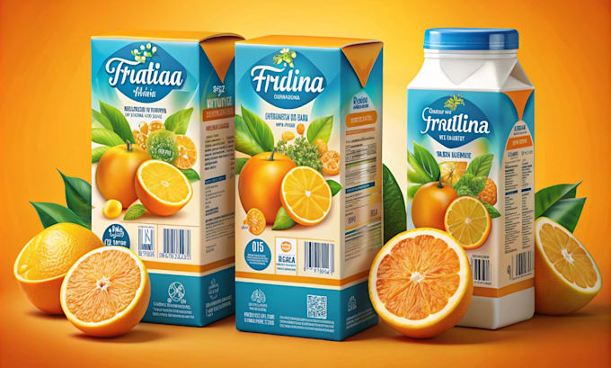 create pouch packaging label design