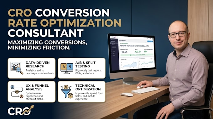 do cro conversion rate optimization audit for website, landing page, ecommerce