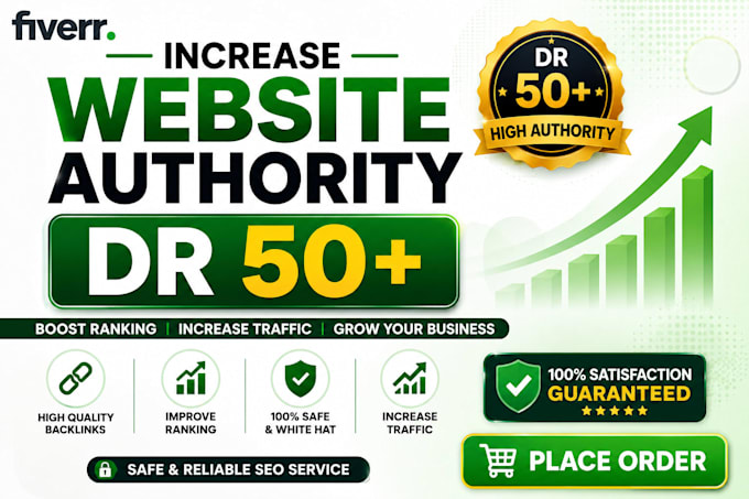 increase domain rating dr50 plus