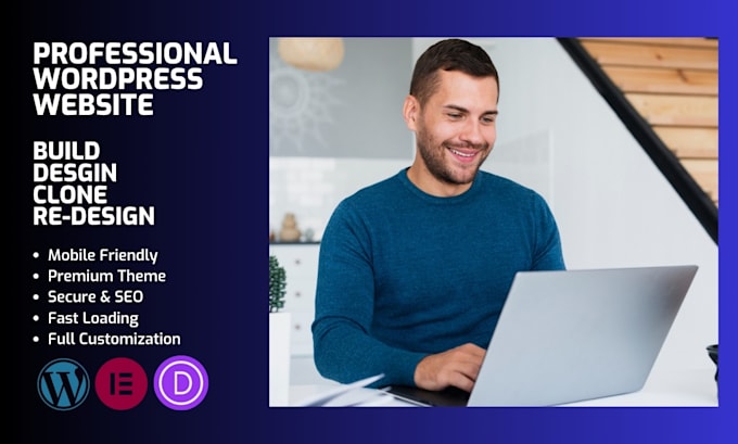 build a professional responsive wordpress website for you