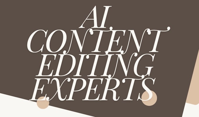 edit and humanize ai generated content