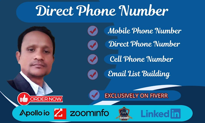 do provide mobile phone, cell phone, direct phone number and email list