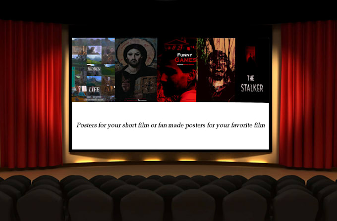 make a film poster or any poster for you