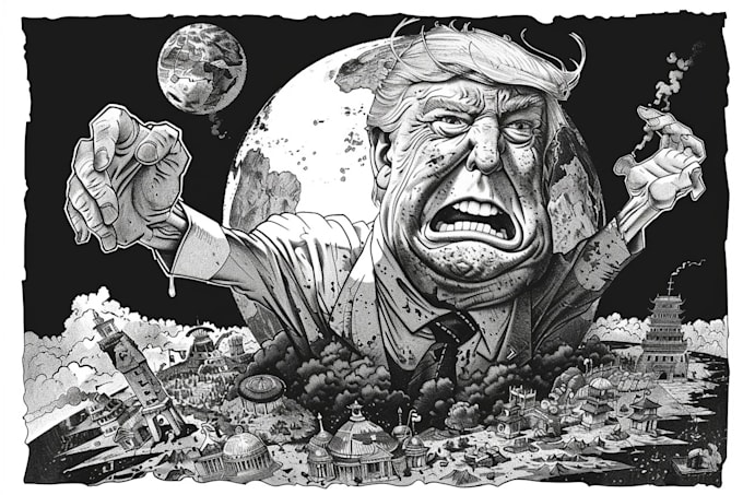 create political and editorial cartoons