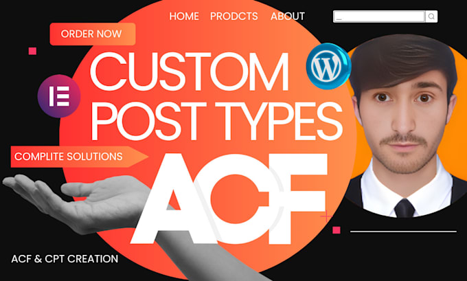 create custom post types cpt and acf fields for wordpress