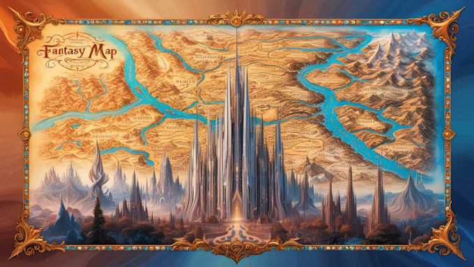 draw fantasy maps and city maps