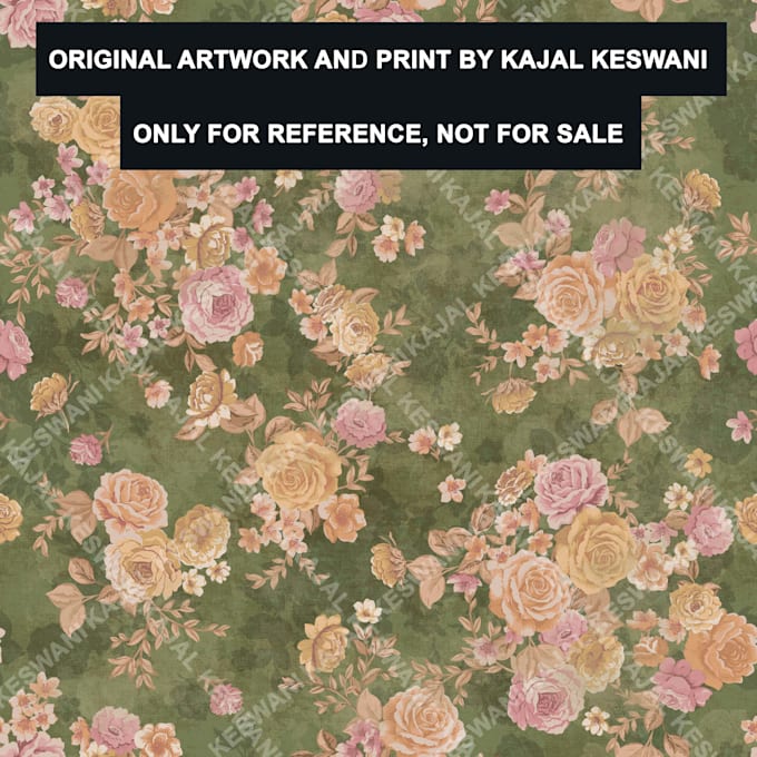 create seamless floral prints for apparel, home, wallpapers