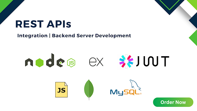 do backend development, apis integration using node express
