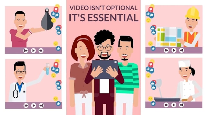 create 2d animated explainer video and whiteboard video