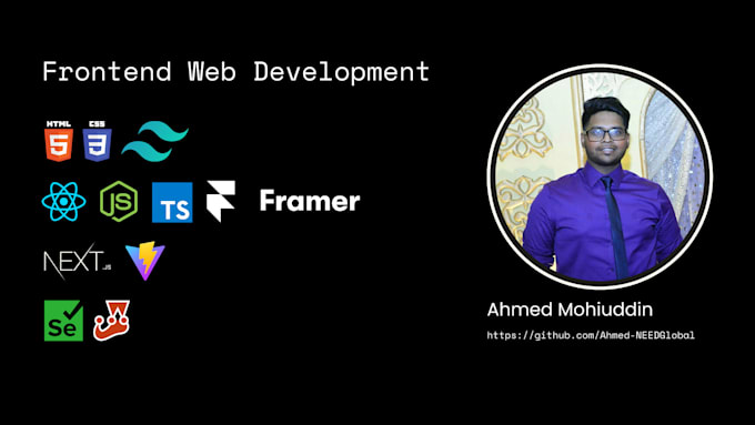build frontend web development l tailwind CSS react next js ts