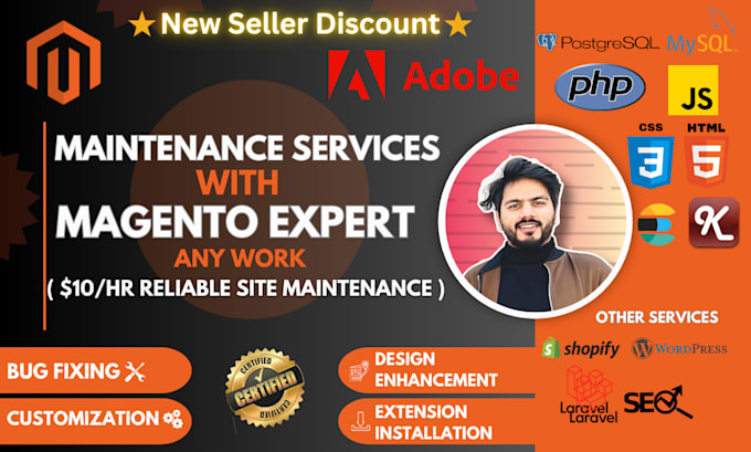 be your magento developer and maintenance expert