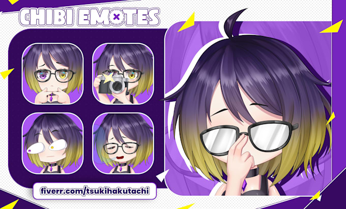 create custom chibi emotes for twitch discord and youtube