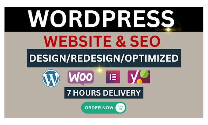 develop wordpress website design with SEO