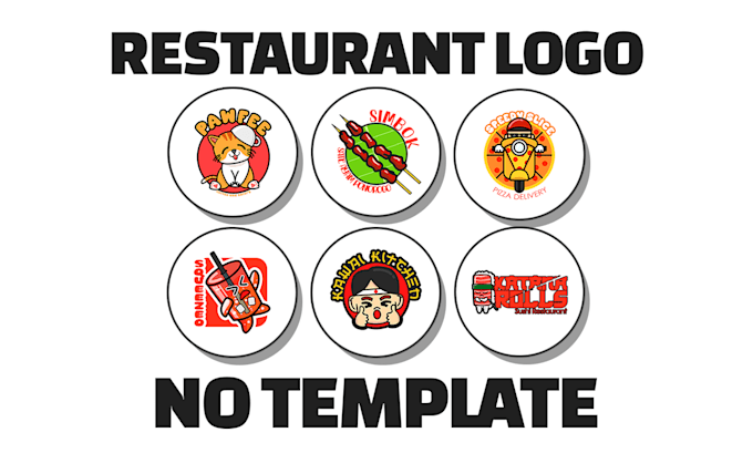 create cute logo for restaurant, coffee, and food or drink