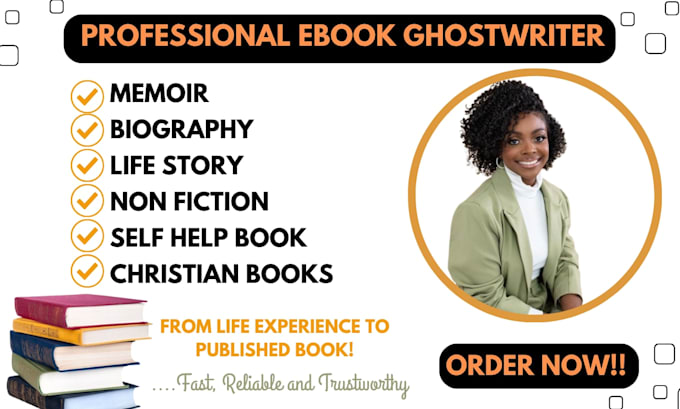be your christian book ghostwriter, fiction christian ghostwriter