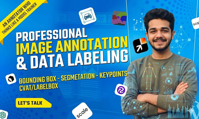 do  image annotation, data labeling, bounding box and segmentation