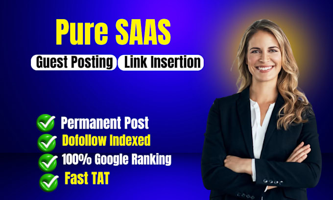pure saas guest posting and link insertion