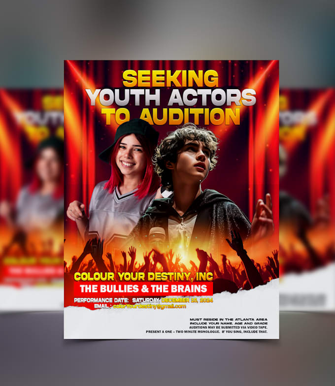 flyer design with photoshop or illustrator within 6 hours