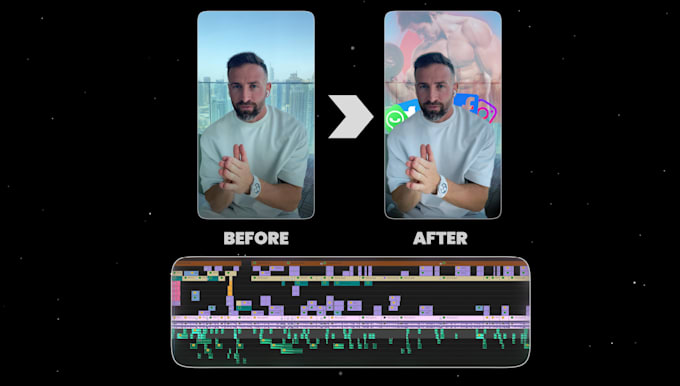 do trendy video editing with motion graphics