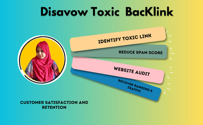 disavow bad,spammy ,toxic backlink to reduce spam toxic score