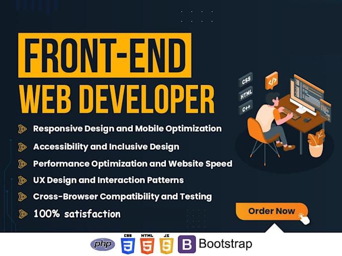 Be your front end web developer using shadcn tailwind css by Rajaasim44 ...