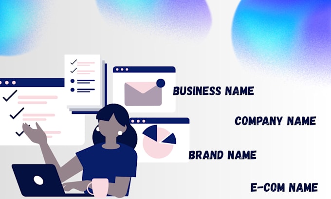 create 15 perfect business name, company name, brand name