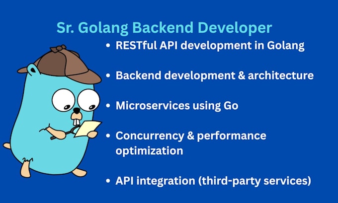 build fast golang backend, apis, microservices and cli tools