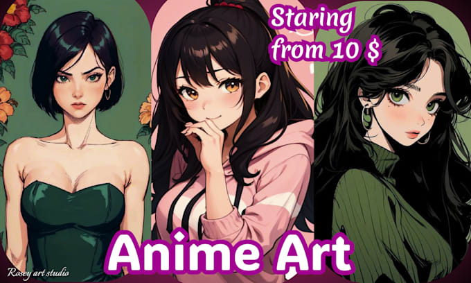 be your anime art illustrator expert