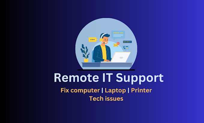 fix desktop, laptop printer issues remote support