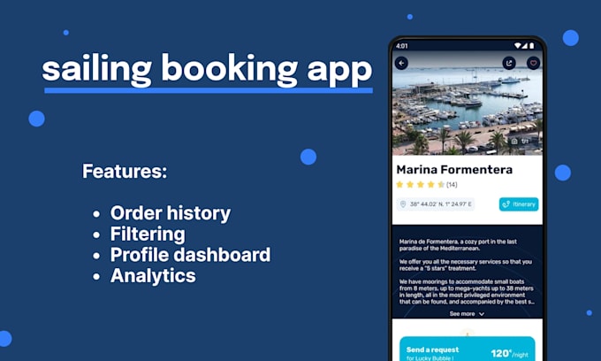develop a cutting edge sailing and boating app like avionics, sailgrib and navi