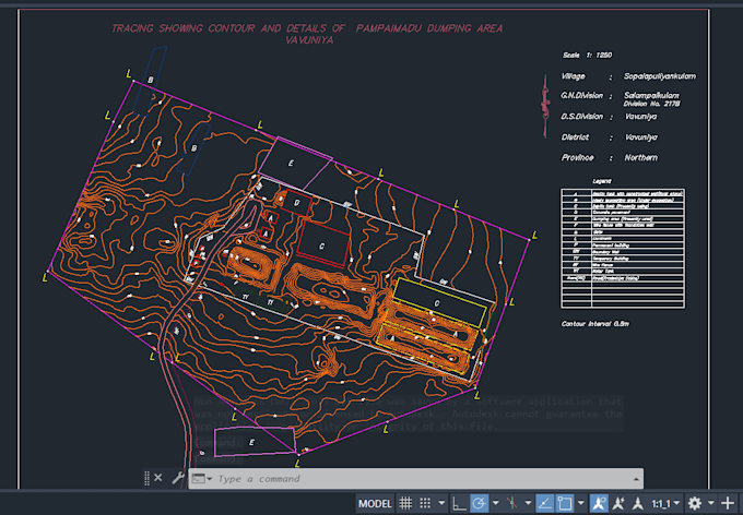 do land survey plan ,create contour, subdivision plans