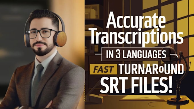 precise transcriptions video audio and srt subtitles in english, russian, hebrew