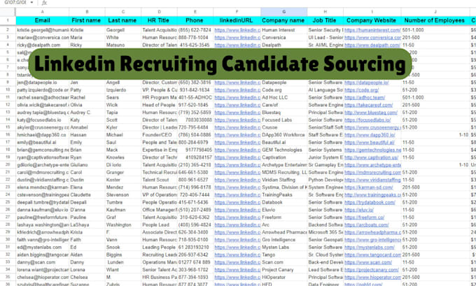 do linkedin recruiting candidates sourcing and list building