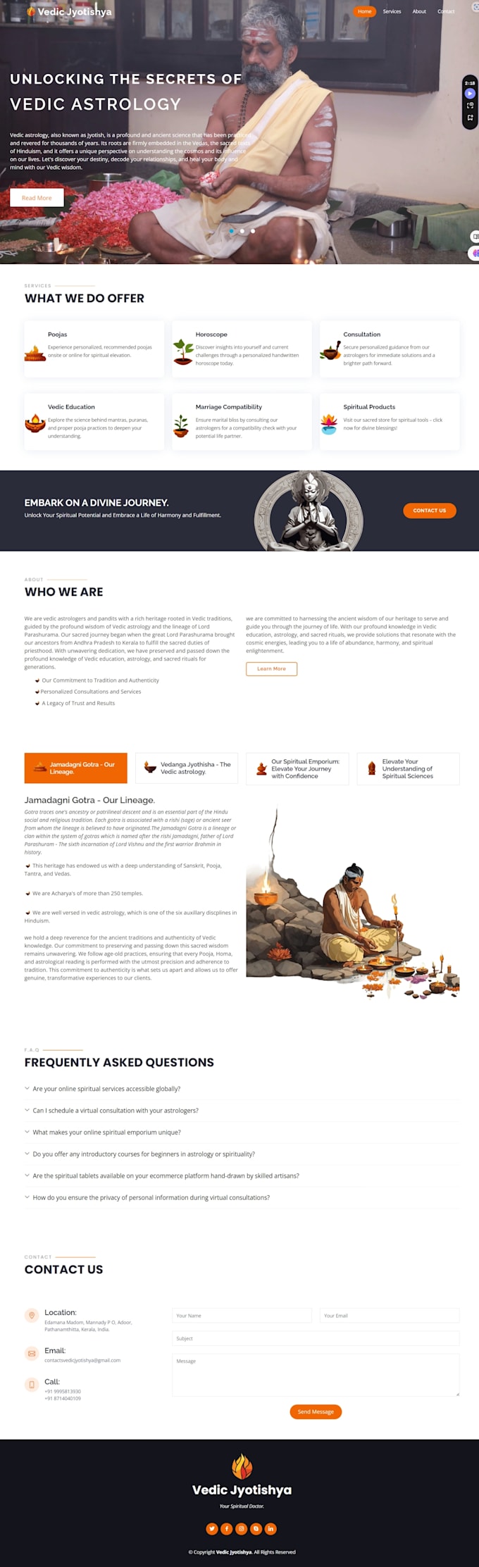 create professional webpages and landing pages