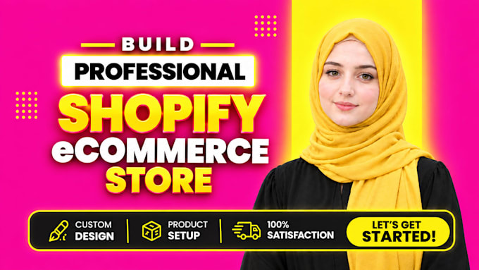 build profitable shopify store, dropshipping store or shopify website